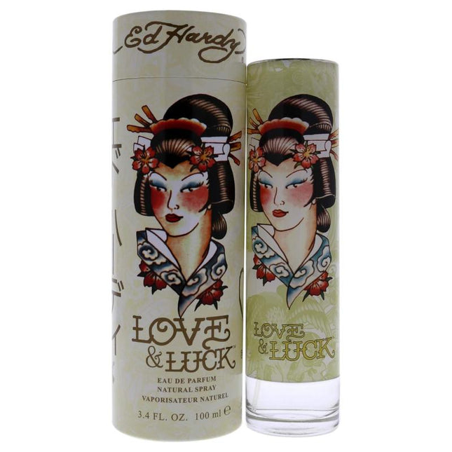 ED HARDY LOVE &amp; LUCK 3.4 EAU DE PARFUM SPRAY FOR WOMEN