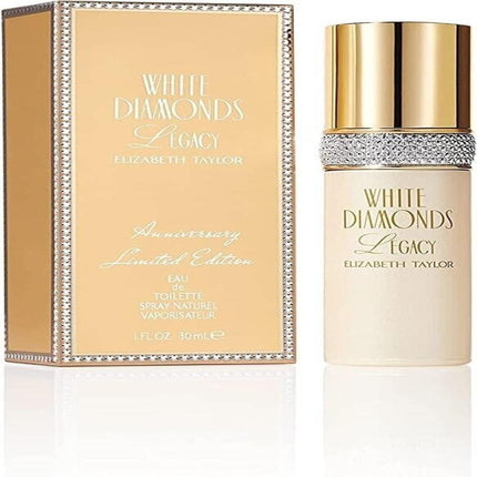 WHITE DIAMONDS LEGACY 1 OZ EAU DE TOILETTE SPRAY ANNIVERSARY LIMITED EDITION FOR WOMEN