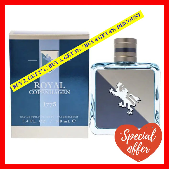 1775 By Royal Copenhagen For Men - 3.4 Oz Edt Spray