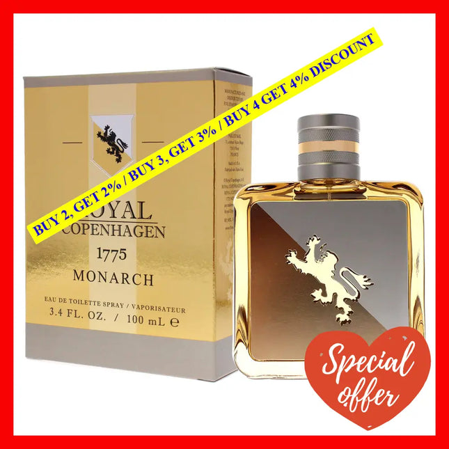 1775 Monarch By Royal Copenhagen For Men - 3.4 Oz Edt Spray