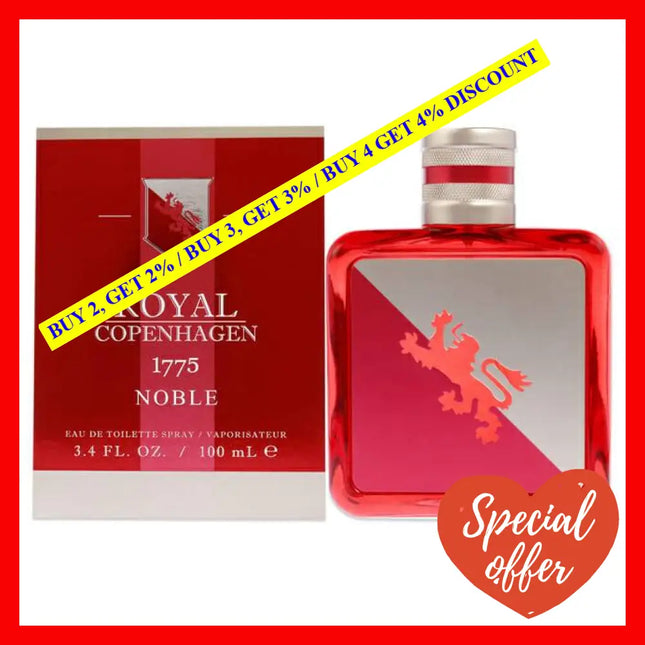 1775 Noble By Royal Copenhagen For Men - 3.4 Oz Edt Spray