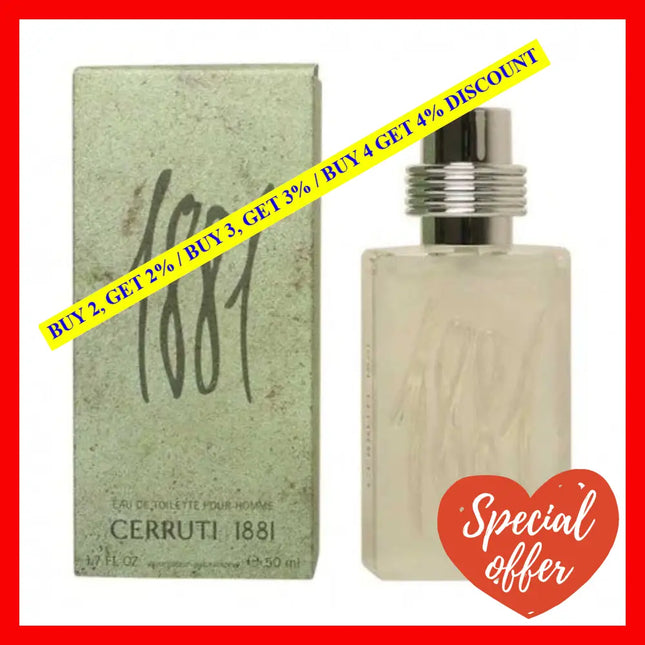 1881 By Nino Cerruti For Men - 1.7 Oz Edt Spray