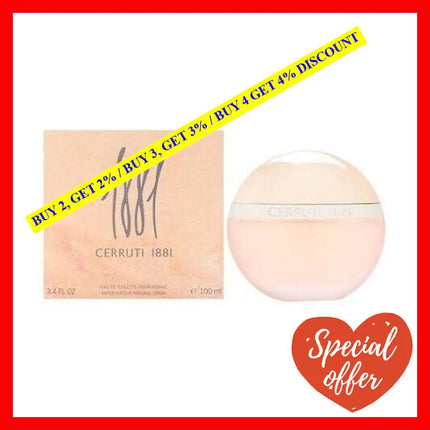 1881 By Nino Cerruti For Women - 3.3 Oz Edt Spray