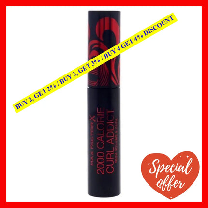 2000 Calorie Curl Addict Mascara - Black By Max Factor For Women 11 Ml