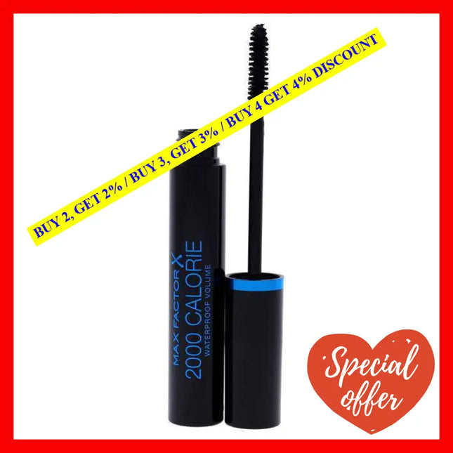 2000 Calorie Mascara Waterproof - Black By Max Factor For Women 9 Ml