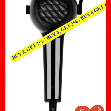 2001 High Pressure Hair Dryer - Black By Elchim For Unisex 1 Pc