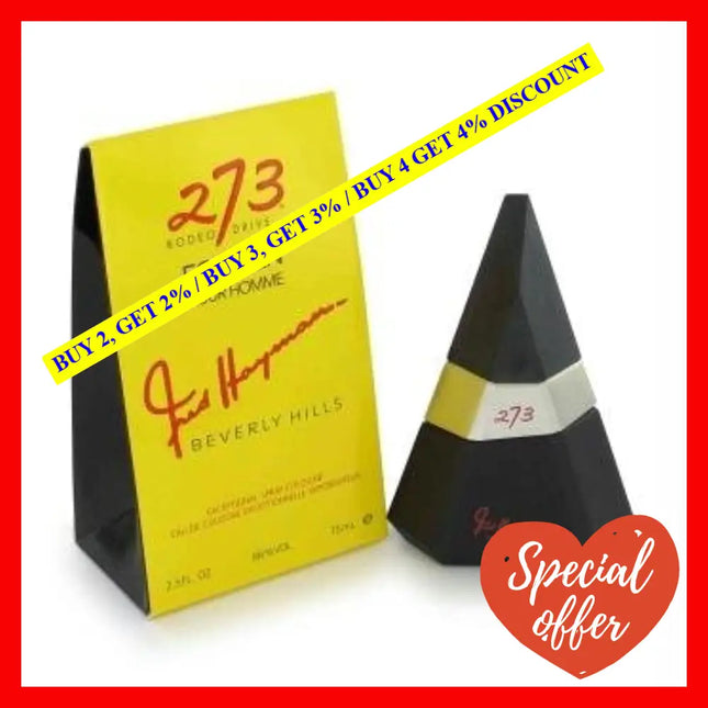 273 By Fred Hayman For Men - 2.5 Oz Edc Spray