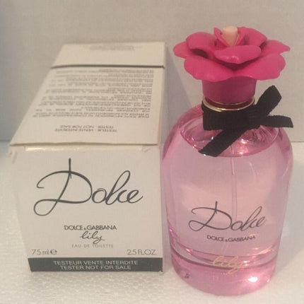 DOLCE &amp; GABBANA DOLCE LILY TESTER 2.5 EAU DE TOILETTE SPRAY FOR WOMEN