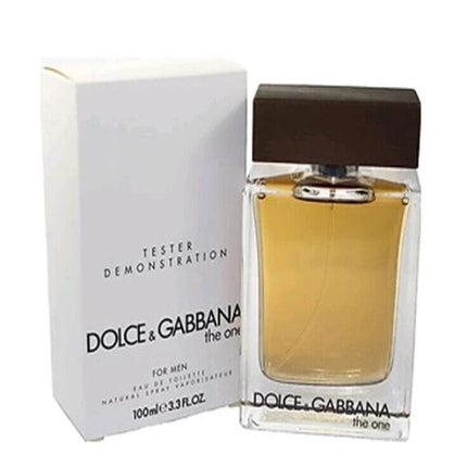 DOLCE &amp; GABBANA THE ONE TESTER 3.4 EAU DE TOILETTE SPRAY FOR MEN
