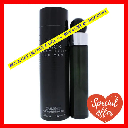 360 Black By Perry Ellis For Men - 3.4 Oz Edt Spray