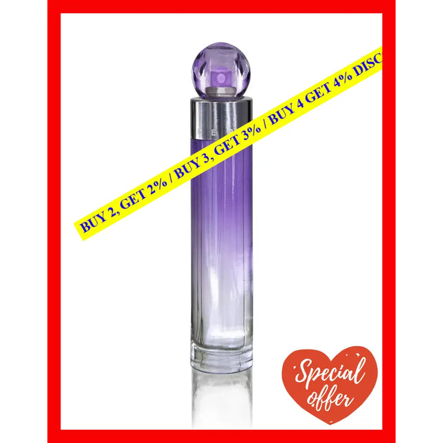 360 Purple By Perry Ellis For Women - 3.4 Oz Edp Spray