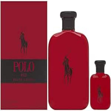 POLO RED 2 PCS SET: 4.2 EAU DE PARFUM SPRAY + 1.36 EAU DE PARFUM SPRAY (HARD BOX)