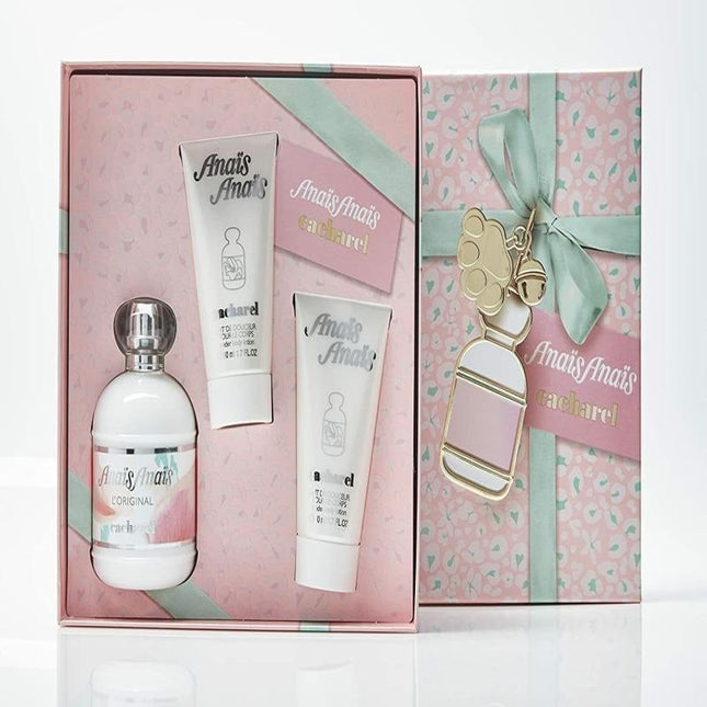 ANAIS ANAIS 3 PCS SET: 3.4 EAU DE TOILETTE SPRAY + 1.7 BODY LOTION + 1.7 BODY LOTION