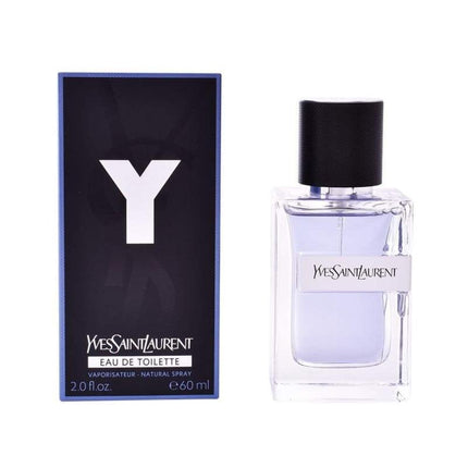 Y BY YSL 2 OZ EAU DE TOILETTE SPRAY FOR MEN.