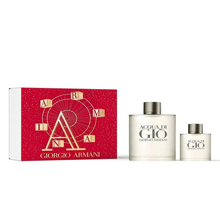 Acqua Di Gio 2 Pcs Set For Men: 6.7 Edt Sp + 1 Oz Edt Sp