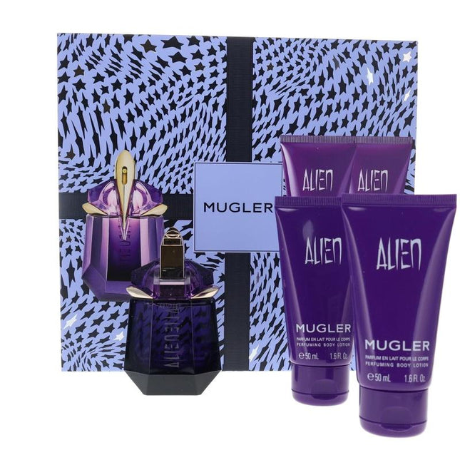 ALIEN 3 PCS SET: 1 OZ EAU DE PARFUM REFILLABLE SPRAY + 1.6 BODY LOTION + 1.6 BODY LOTION