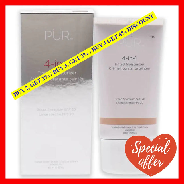 4-In-1 Tinted Moisturizer Spf 20 - Tan By Pur Cosmetics For Women 1.7 Oz Makeup