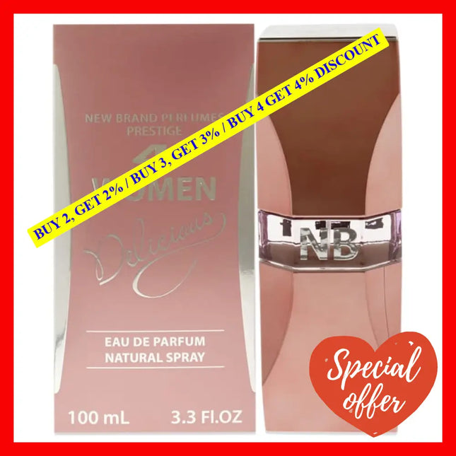 4 Women Delicioud By New Brand For - 3.3 Oz Edp Spray