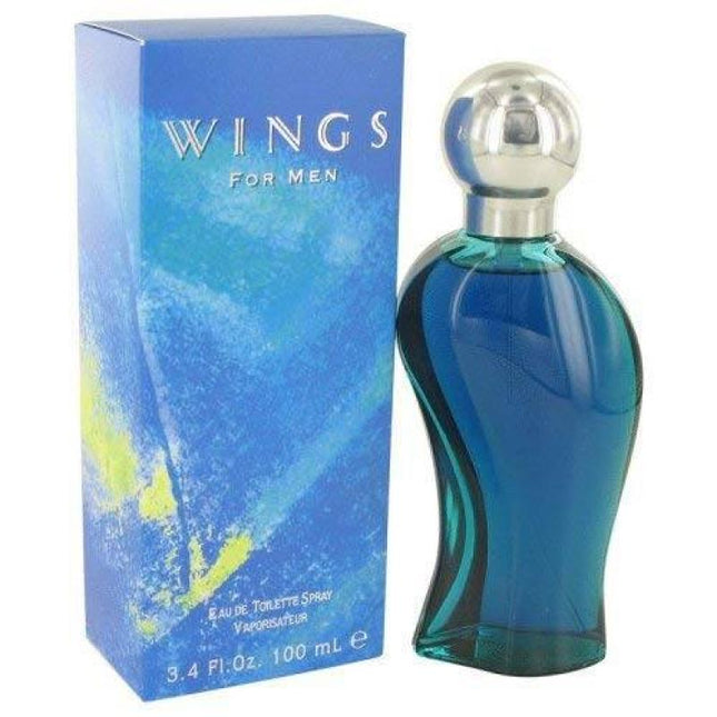Wings by Giorgio Beverly Hills for Men, Eau De Toilette Spray, 3.4-Ounce (Pack of 2)