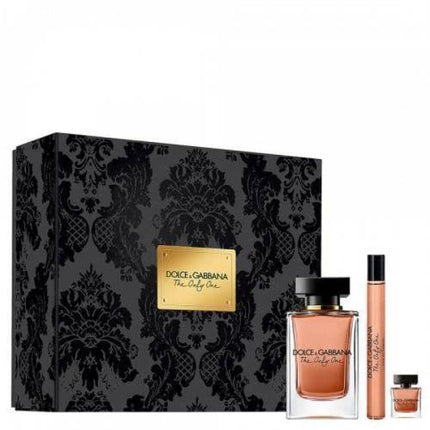 DOLCE &amp; GABBANA THE ONLY ONE 3 PCS SET FOR WOMEN: 3.4 EAU DE PARFUM + 0.33 EAU DE PARFUM + 0.25 EAU DE PARFUM