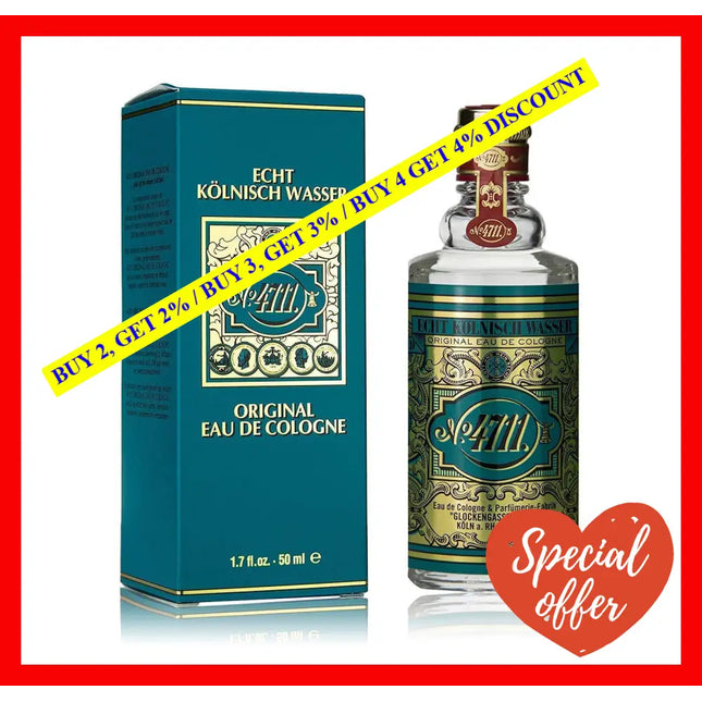 4711 By Muelhens For Men 1.7 Oz Eau De Cologne