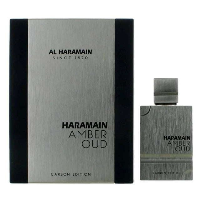 Al Haramain Amber Oud Carbon Edition for Men Eau de Parfum Spray, 3.4 Ounce