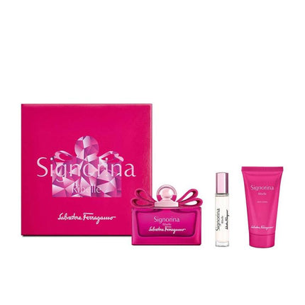 SIGNORINA RIBELLE by Signorina, EAU DE PARFUM SPRAY 3.4 OZ &amp; BODY LOTION 1.7 OZ &amp; EAU DE PARFUM SPRAY .34 OZ MINI