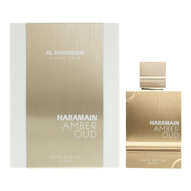 Al Haramain Amber Oud White Edition Eau De Parfum Spray for Unisex 3.4 Ounce