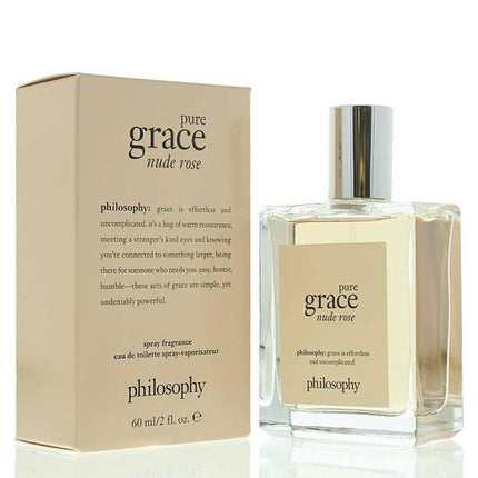 PHILOSOPHY PURE GRACE NUDE ROSE 2 OZ EAU DE TOILETTE SPRAY