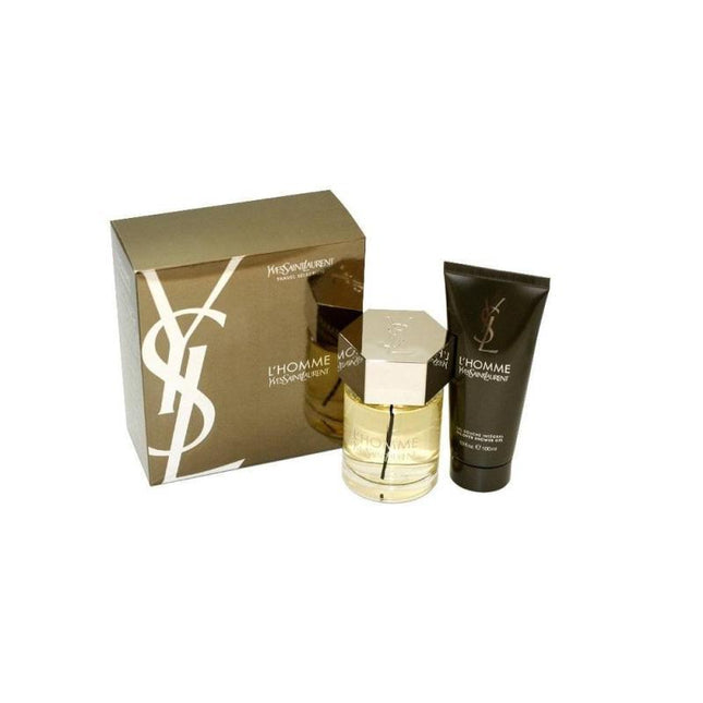 L'Homme Yves Saint Laurent By Yves Saint Laurent For Men. Gift Set( Edt Spray 3.3 Oz &amp; All Over Shower Gel 3.3 Oz )