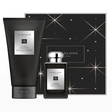 JO MALONE CYPRESS &amp; GRAPEVINE 2 PCS SET: 3.4 COLOGNE INTENSE + 6.7 EXFOLIATING SHOWER GEL