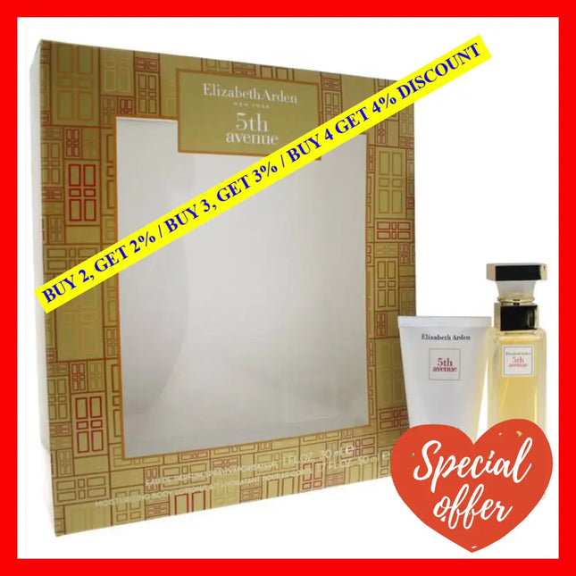 5Th Avenue By Elizabeth Arden For Women - 2 Pc Gift Set 1Oz Edp Spray 1.7Oz Moisturizing Body Lotion