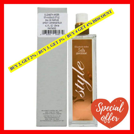 5Th Avenue Style By Elizabeth Arden For Women - 4.2 Oz Edp Spray (Tester)