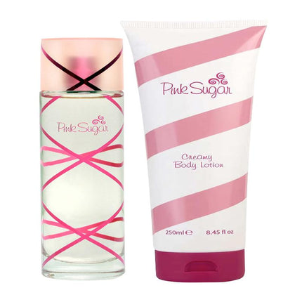 Pink Sugar 2 Piece Set, Eau de Toilette &amp; Body Lotion, 3.4 fl. Oz