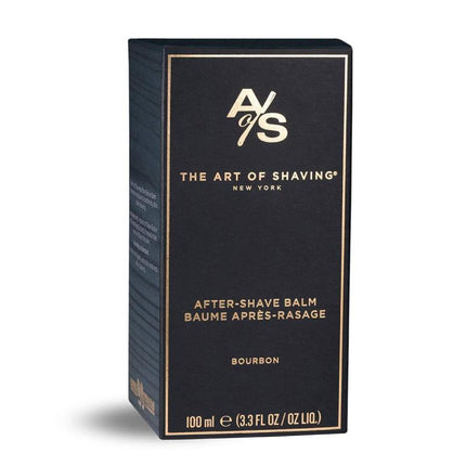 The Art of Shaving After-Shave Balm for Men - Face Moisturizer, Clinically Tested for Sensitive Skin, Bourbon, 3.3 Ounce