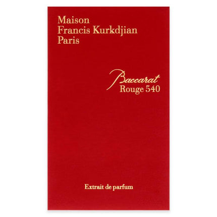 MAISON FRANCIS KURKDJIAN BACCARAT ROUGE 540 2.4 EXTRAIT DE PARFUM SPRAY (RED)