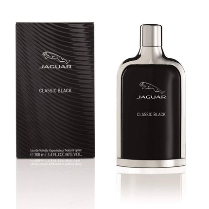 Jaguar Eau de Toilette Spray for Men, Black, 3.4 Ounce