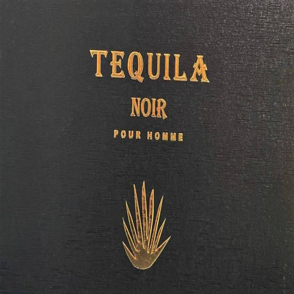 Tequila Parfums Noir Pour Homme for Men 4 Piece HardBox Set (3.4 Ounce Eau de Parfum + 3.4 Ounce After Shave + 5.7 Ounce Shower Gel + 5.7 Ounce Body Lotion)