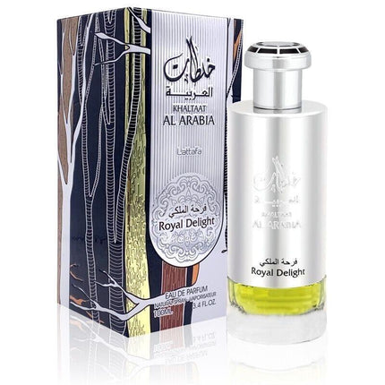 LATTAFA KHALTAAT AL ARABIA ROYAL DELIGHT (SILVER) 3.4 EAU DE PARFUM SPRAY