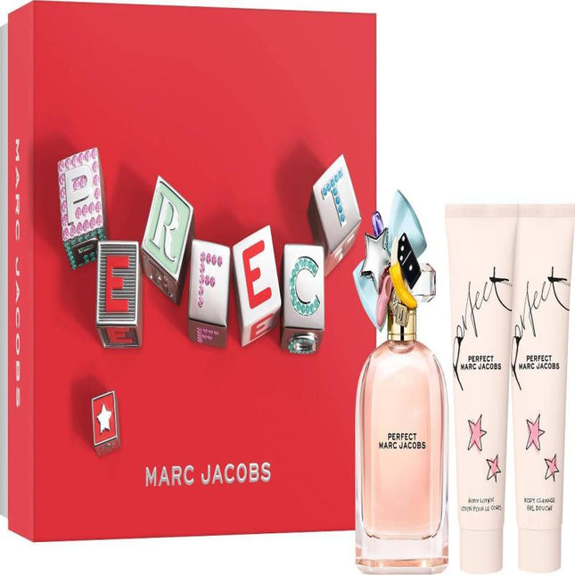 MARC JACOBS PERFECT 3 PCS SET: 3.3 EDP SP