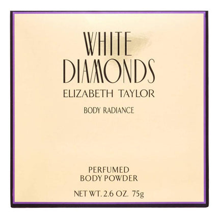 Elizabeth Taylor White Diamonds Body Radiance Perfumed Body Powder 2.60 oz (Pack of 4)