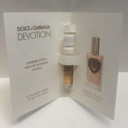 DOLCE &amp; GABBANA DEVOTION 0.05 EAU DE PARFUM SPRAY VIAL FOR WOMEN