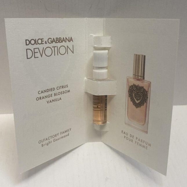 DOLCE &amp; GABBANA DEVOTION 0.05 EAU DE PARFUM SPRAY VIAL FOR WOMEN