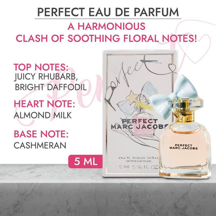MARC JACOBS 4 PCS SET FOR WOMEN: PERFECT 0.16 EAU DE PARFUM + DAISY LOVE 0.13 EAU DE TOILETTE + DAISY EAU SO FRESH 0.13 EAU DE TOILETTE + DAISY 0.13 EAU DE TOILETTE (INDIVIDUALLY BOXED)