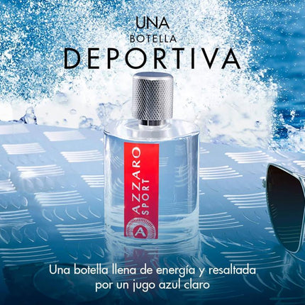 Azzaro Sport Eau de Toilette - Mens Cologne - Citrus, Aromatic &amp; Woody Fragrance, 3.4 Fl Oz
