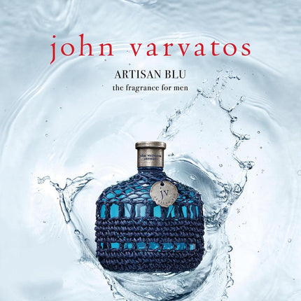 Men's Cologne by John Varvatos, Artisan Blu, 4.2 Fl Oz Eau de Toilette EDT Spray