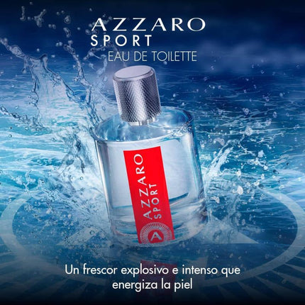 Azzaro Sport Eau de Toilette - Mens Cologne - Citrus, Aromatic &amp; Woody Fragrance, 3.4 Fl Oz