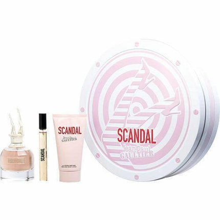 JEAN PAUL GAULTIER SCANDAL 3 PCS SET FOR WOMEN: 1.7 EAU DE PARFUM SPRAY + 0.34 EAU DE PARFUM SPRAY + 2.5 BODY LOTION