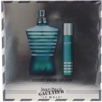 JEAN PAUL GAULTIER LE MALE 2 PCS SET: 4.2 EAU DE TOILETTE + 0.67 EAU DE TOILETTE