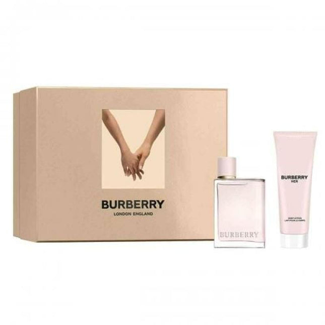 Burberry Her 2 Pcs Set: 1.6 Edp + 2.5 B/L